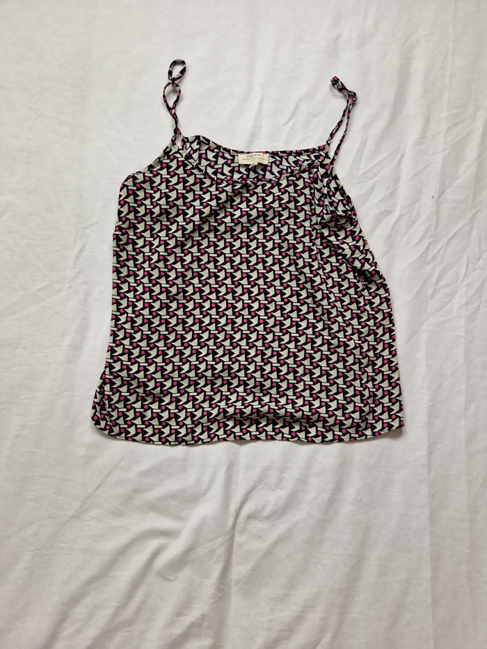 Papaya Womens Pink Camisole Top Sleeveless Off Shoulder UK 12 Polyester