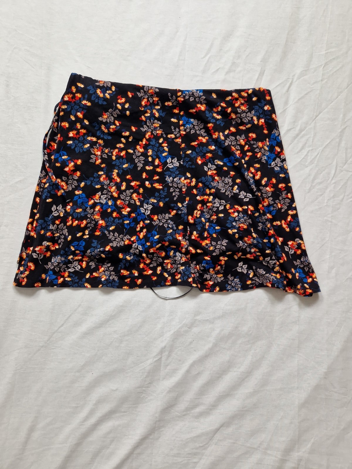 Unbranded Womens Blouse Top Black Floral UK 14