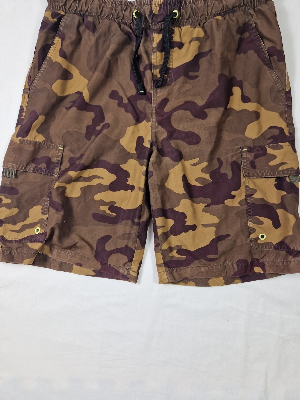 Cedarwood Mens Swim Shorts Brown Camouflage W32 UK M