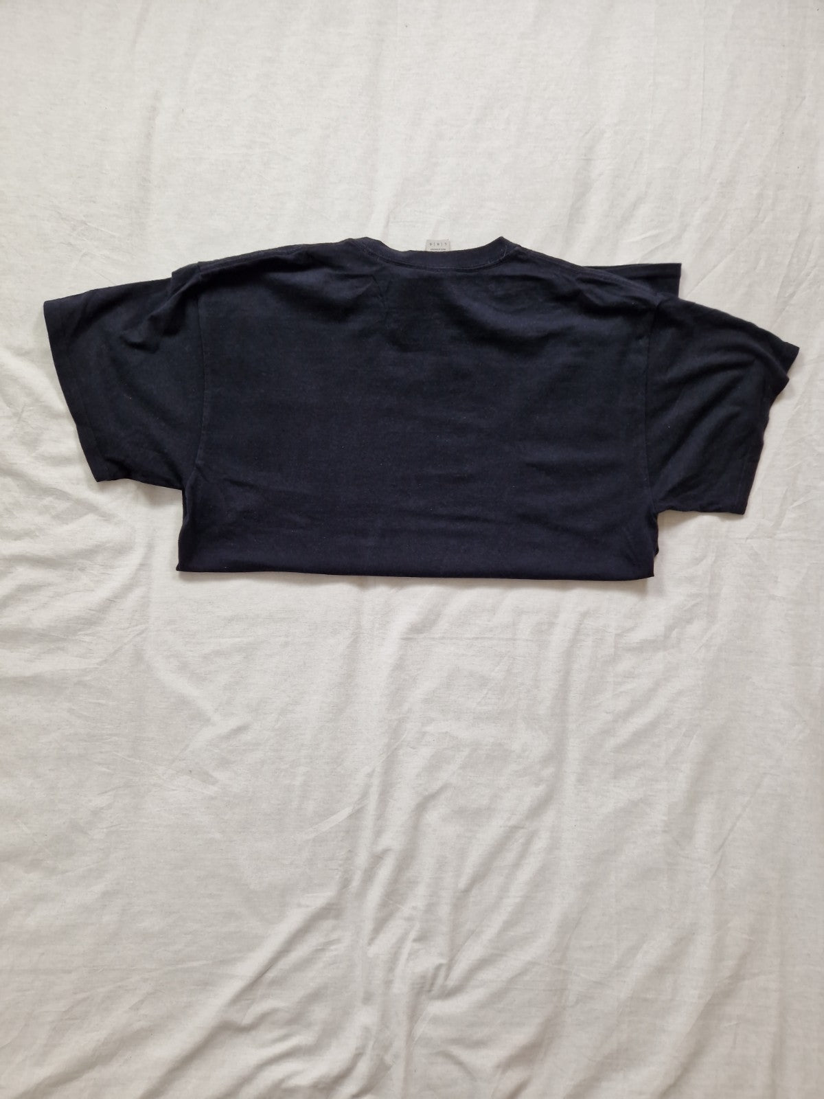 Unbranded Mens Black T Shirt UK L Casual Basic Tee Preloved Quality