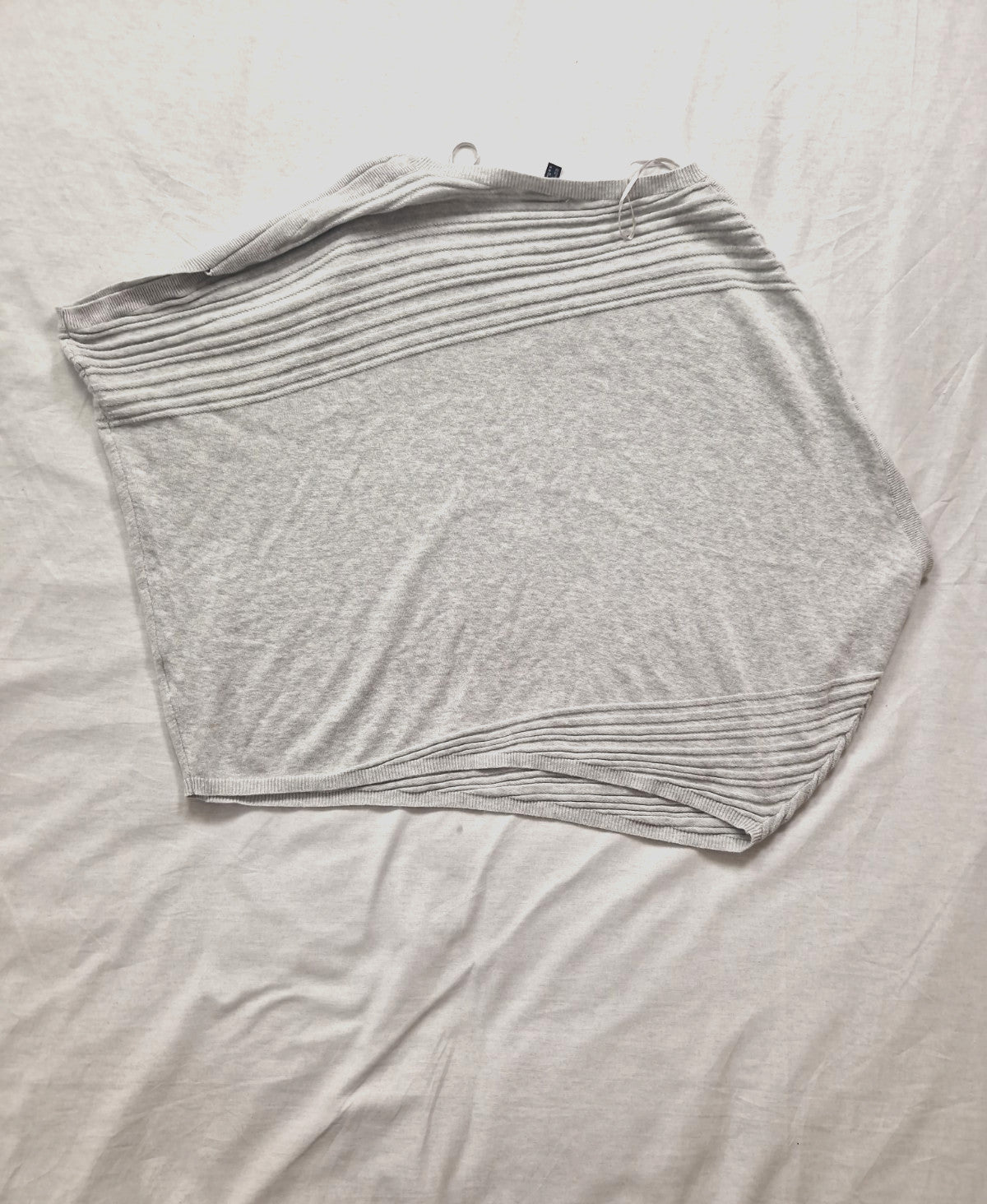 Marble Womens Grey Sleeveless Knit Jumper UK M Preloved