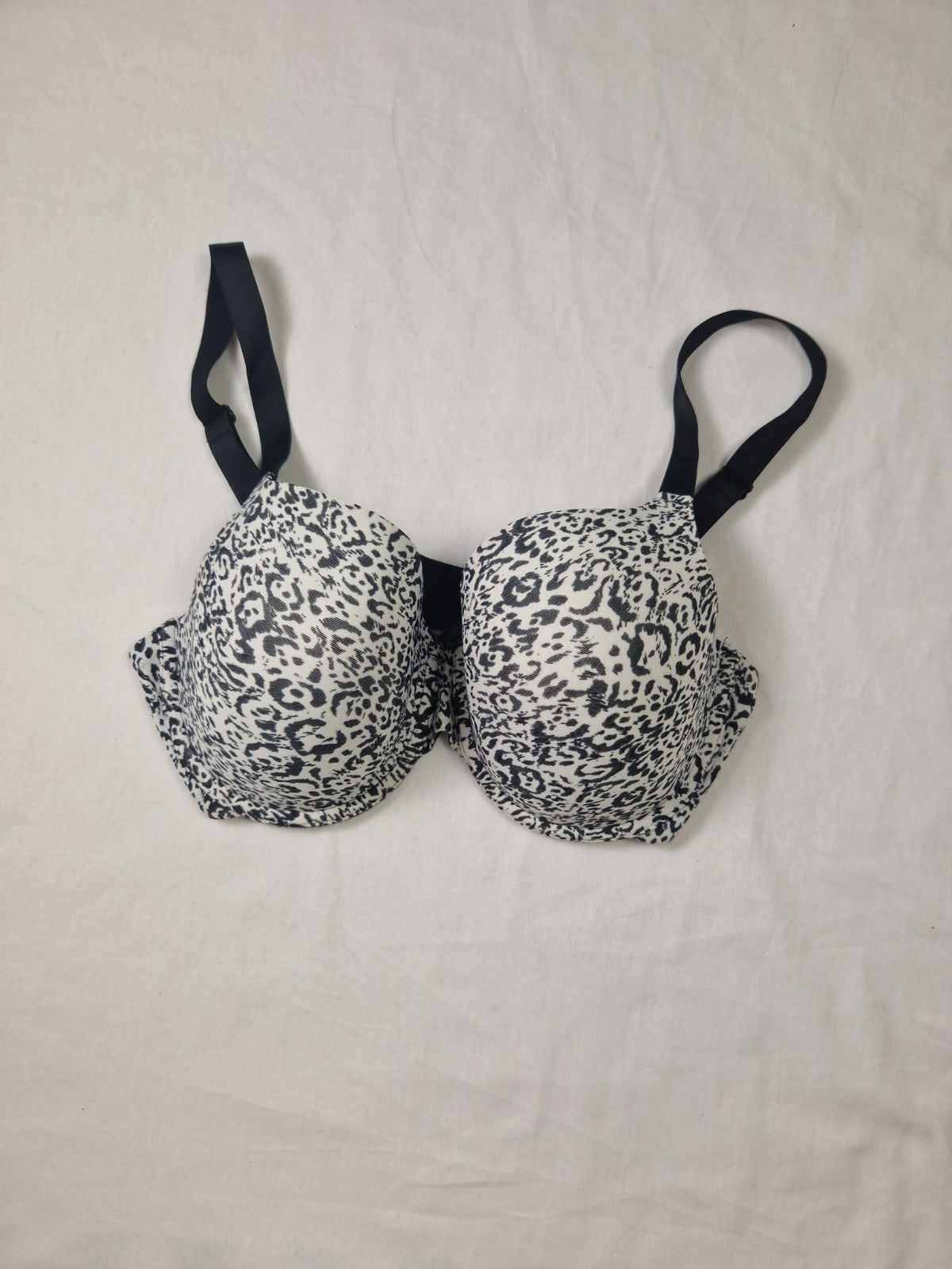 Secret Possessions Womens Bra Black Wired Padded T Shirt Style UK 36E