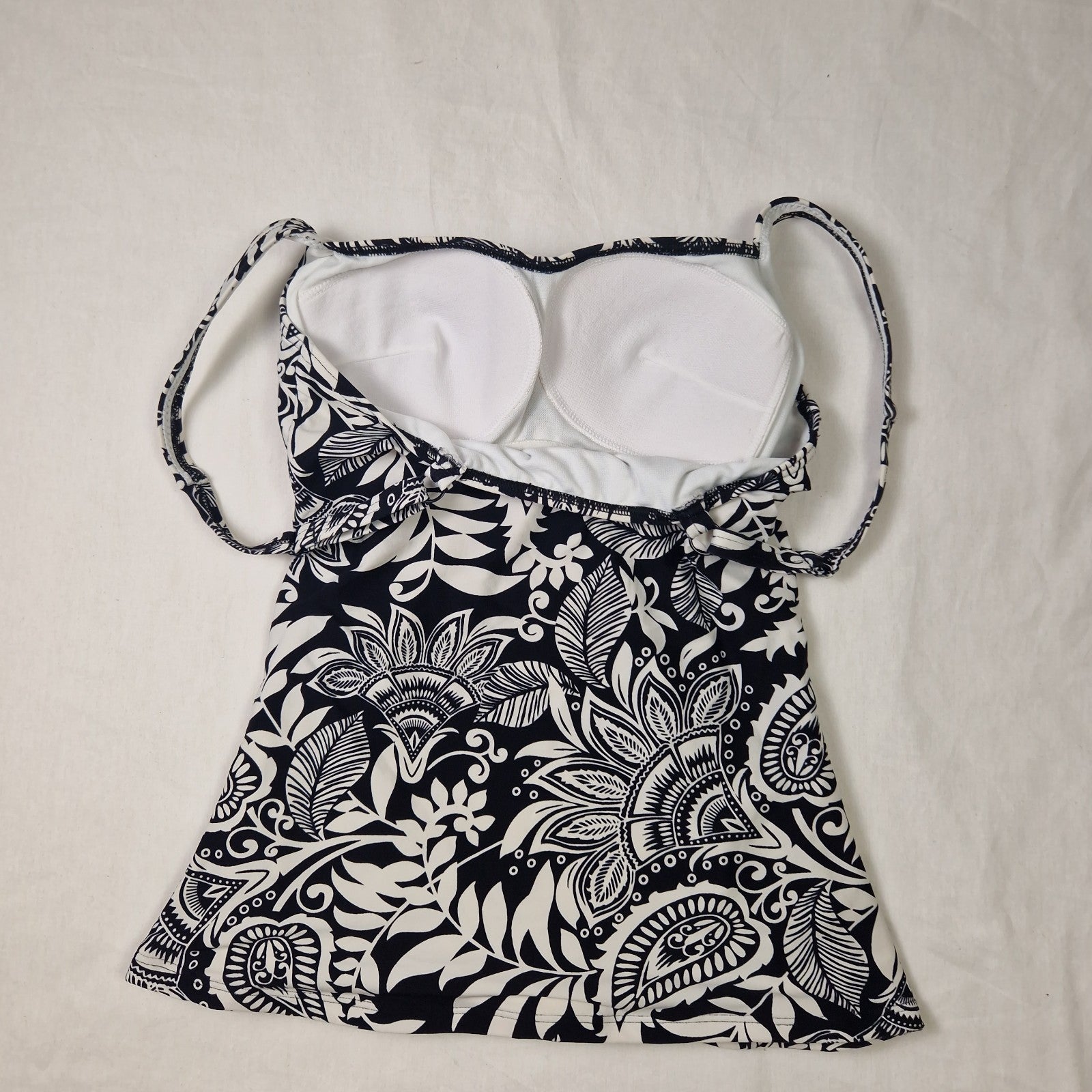 Marks and Spencer Womens Swim Wear Top Black Padded UK 12