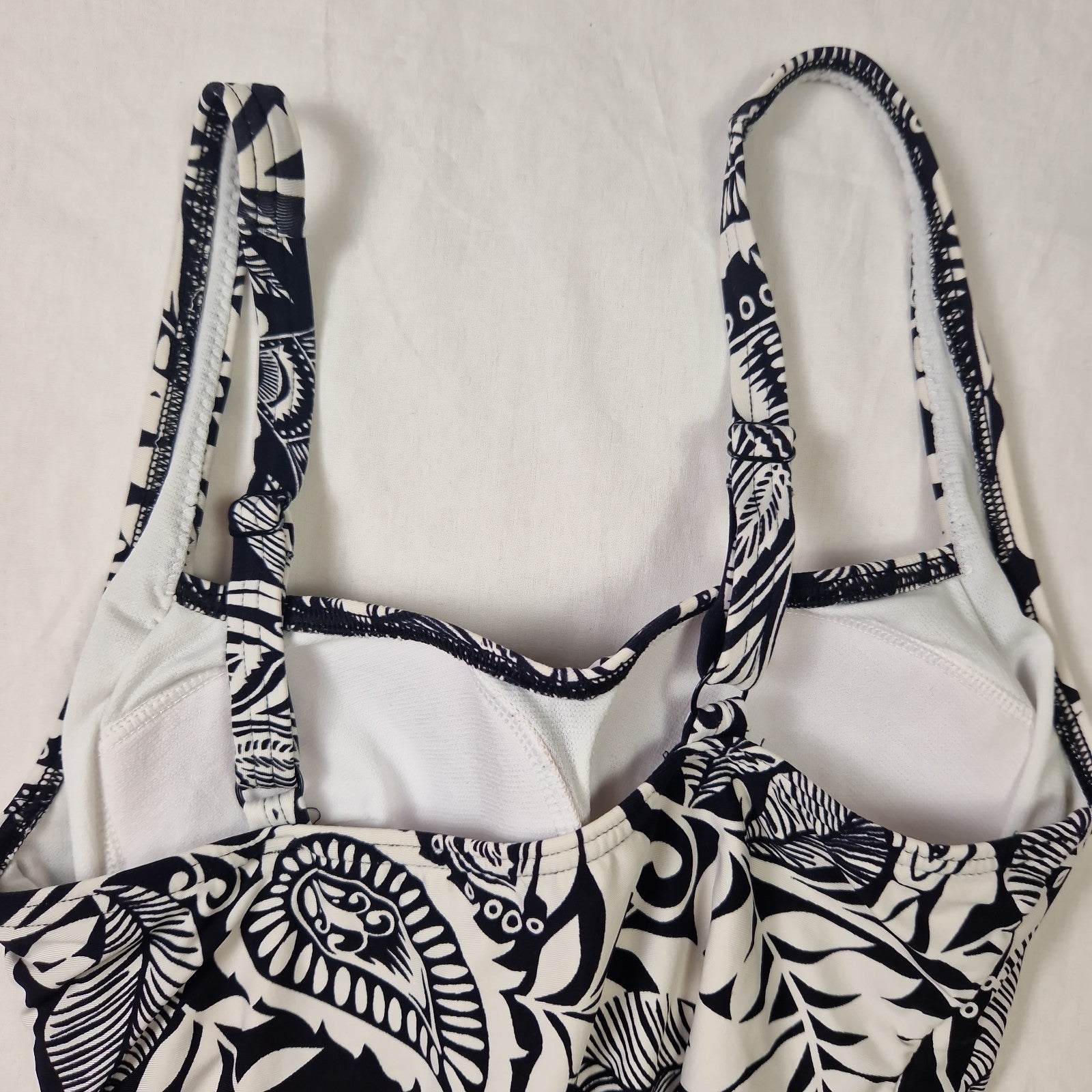 Marks and Spencer Womens Swim Wear Top Black Padded UK 12