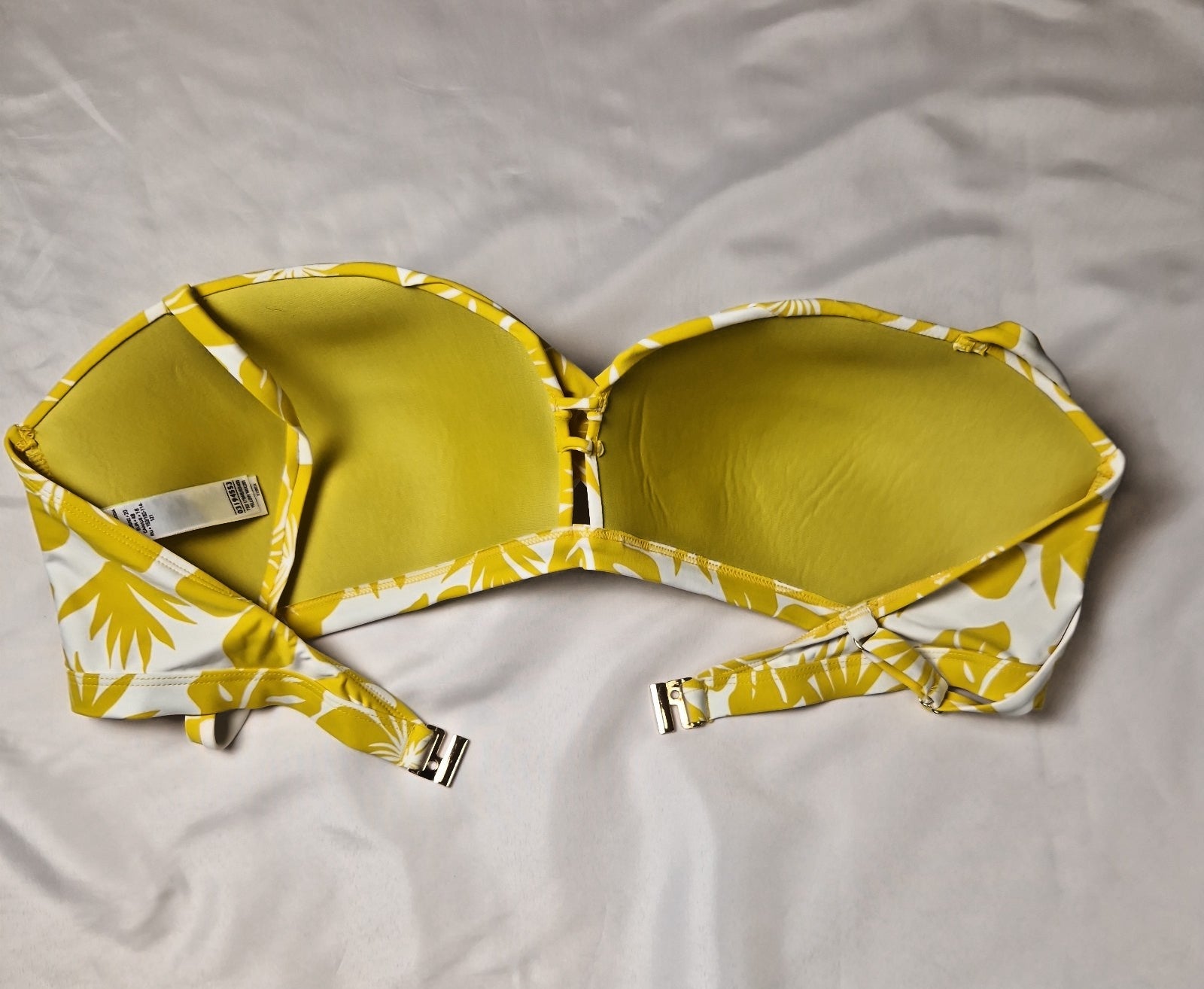 Marks &Spencer Womens Bra yellow UK 20 100% polyester T Shirt Bra