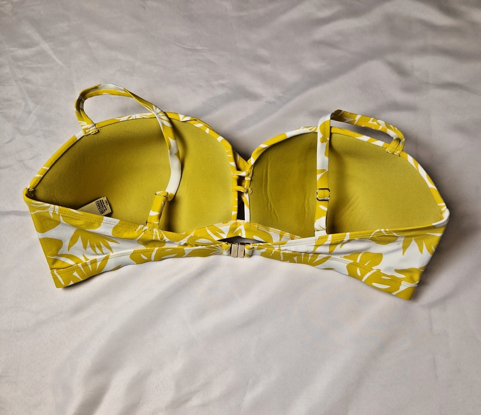 Marks &Spencer Womens Bra yellow UK 20 100% polyester T Shirt Bra