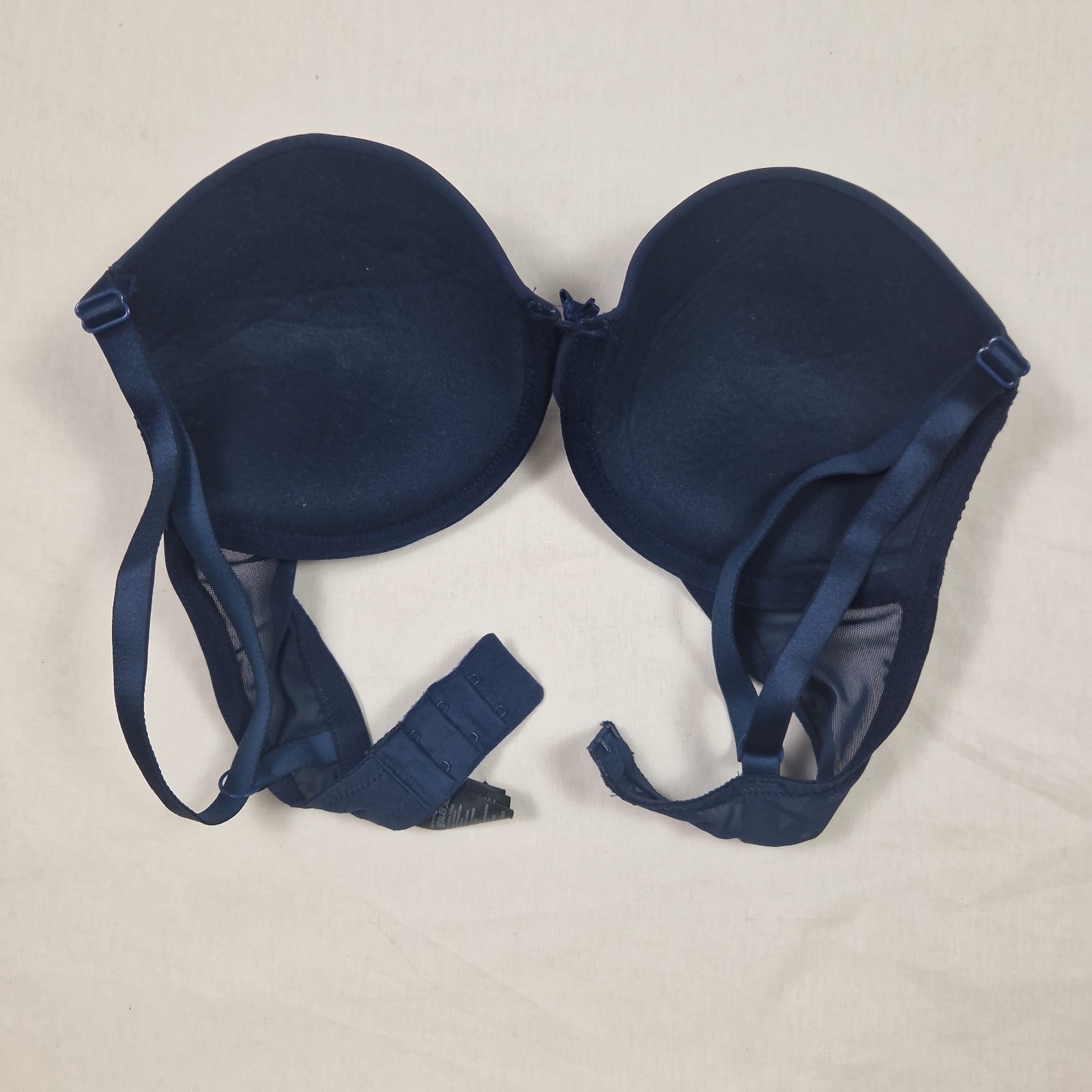 Marks & Spencer Womens Bra Black Padded Underwired Microfibre UK 32A