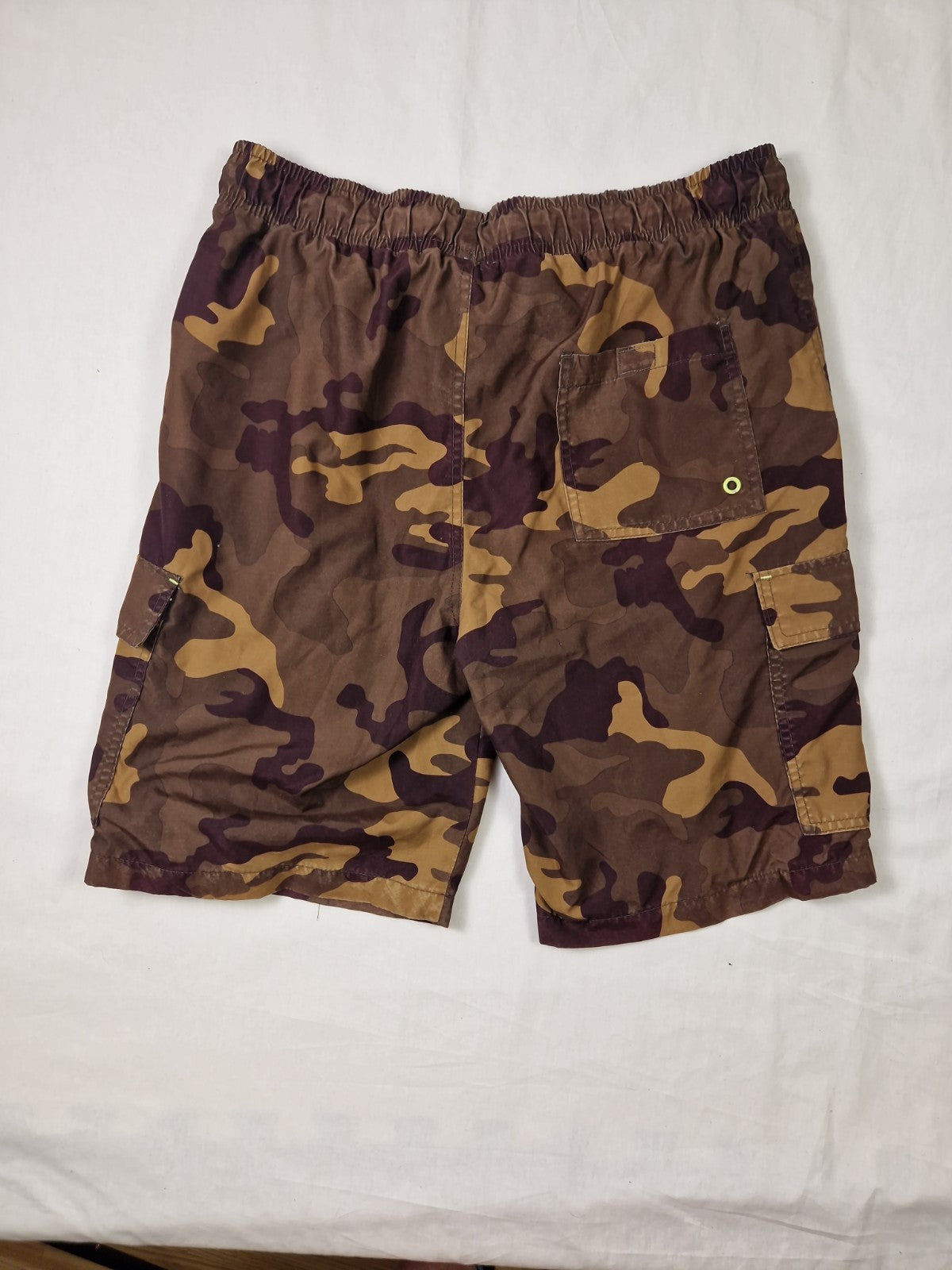 Cedarwood Mens Swim Shorts Brown Camouflage W32 UK M