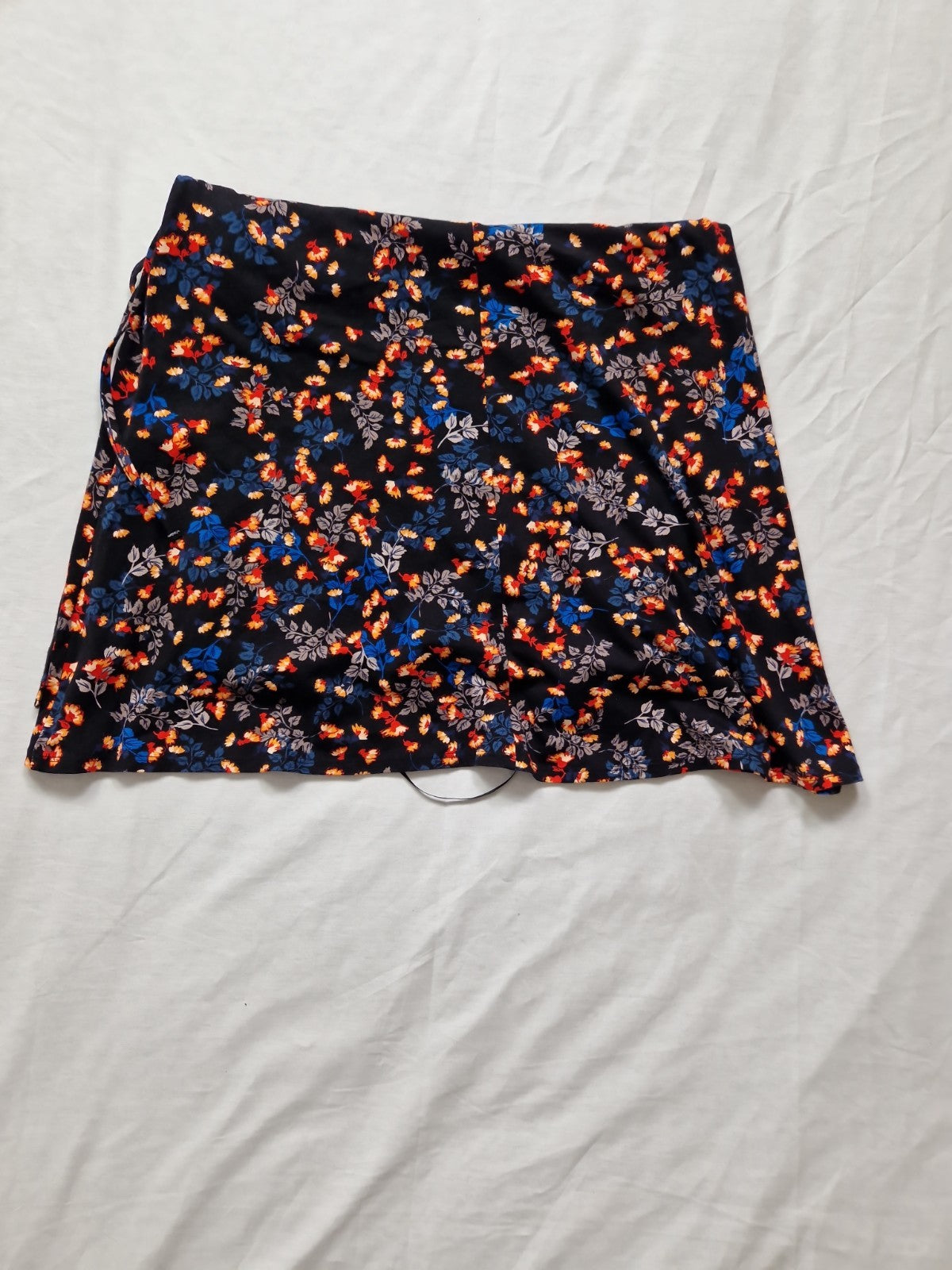 Unbranded Womens Blouse Top Black Floral UK 14