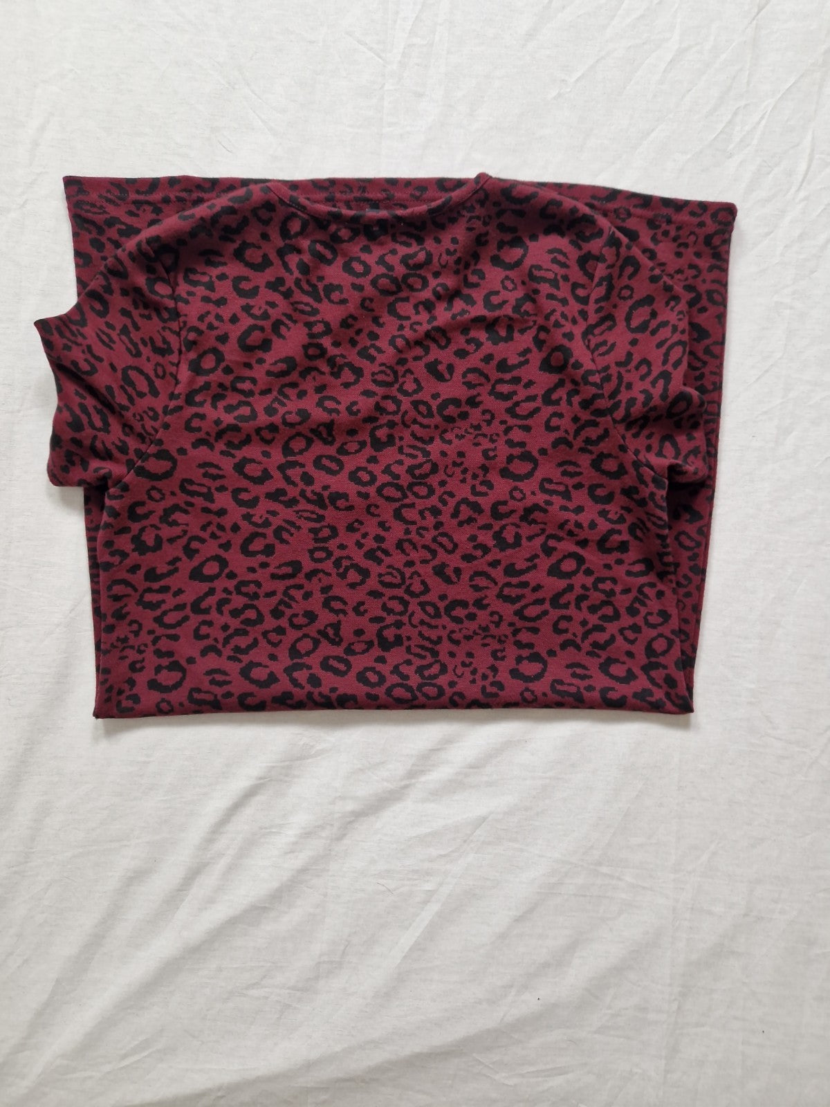 Nine West Womens A Line Dress Red Leopard Print Polyester UK M