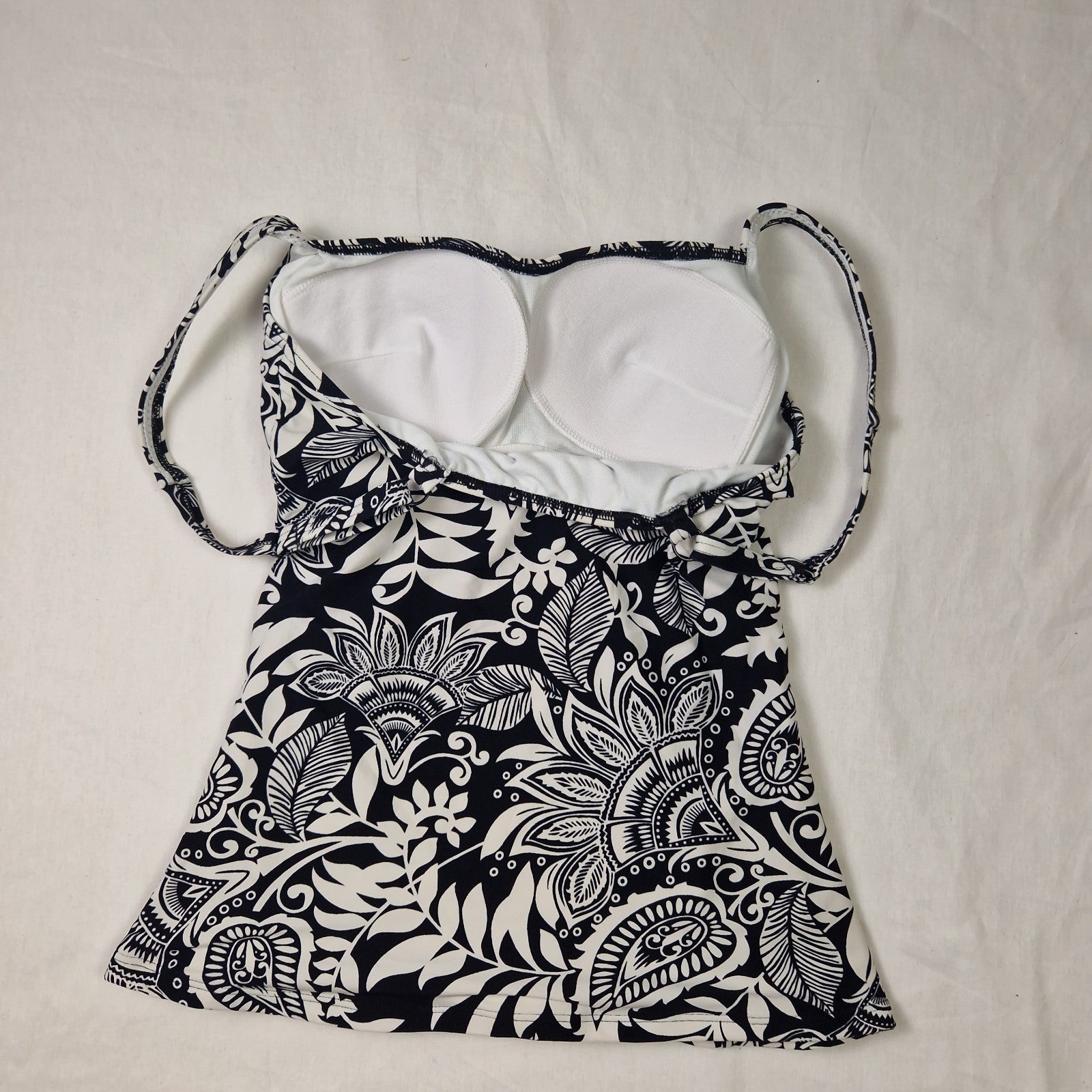 Marks and Spencer Womens Swim Wear Top Black Padded UK 12