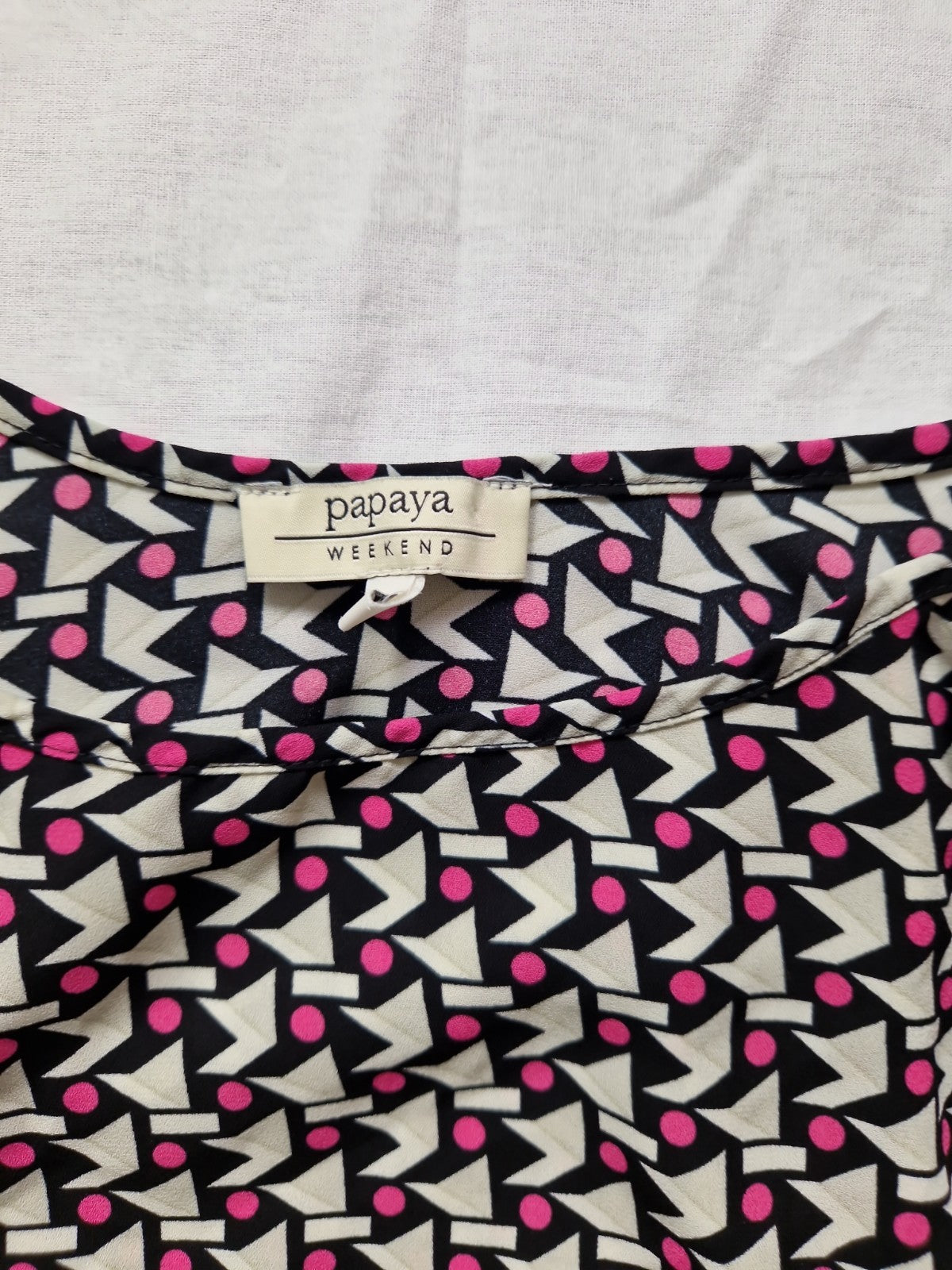 Papaya Womens Pink Camisole Top Sleeveless Off Shoulder UK 12 Polyester